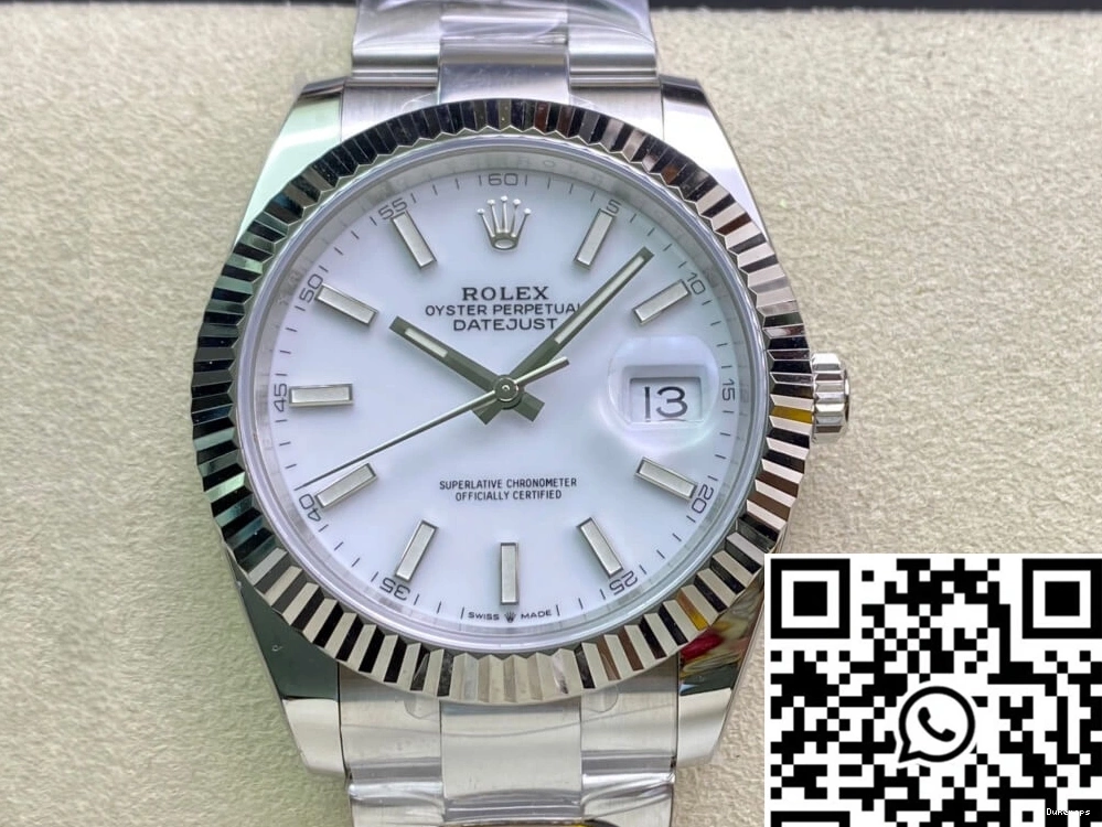 805 Dial Factory Rolex White Datejust M126334-0009 FreshLook Clean 0719
